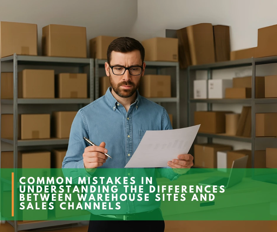 Top 5 Differences Between Warehouse Sites and Sales Channels