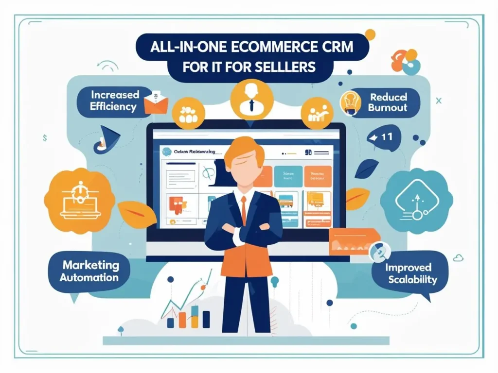 Why Sellers Need an All-in-One eCommerce CRM to Scale Without Burnout