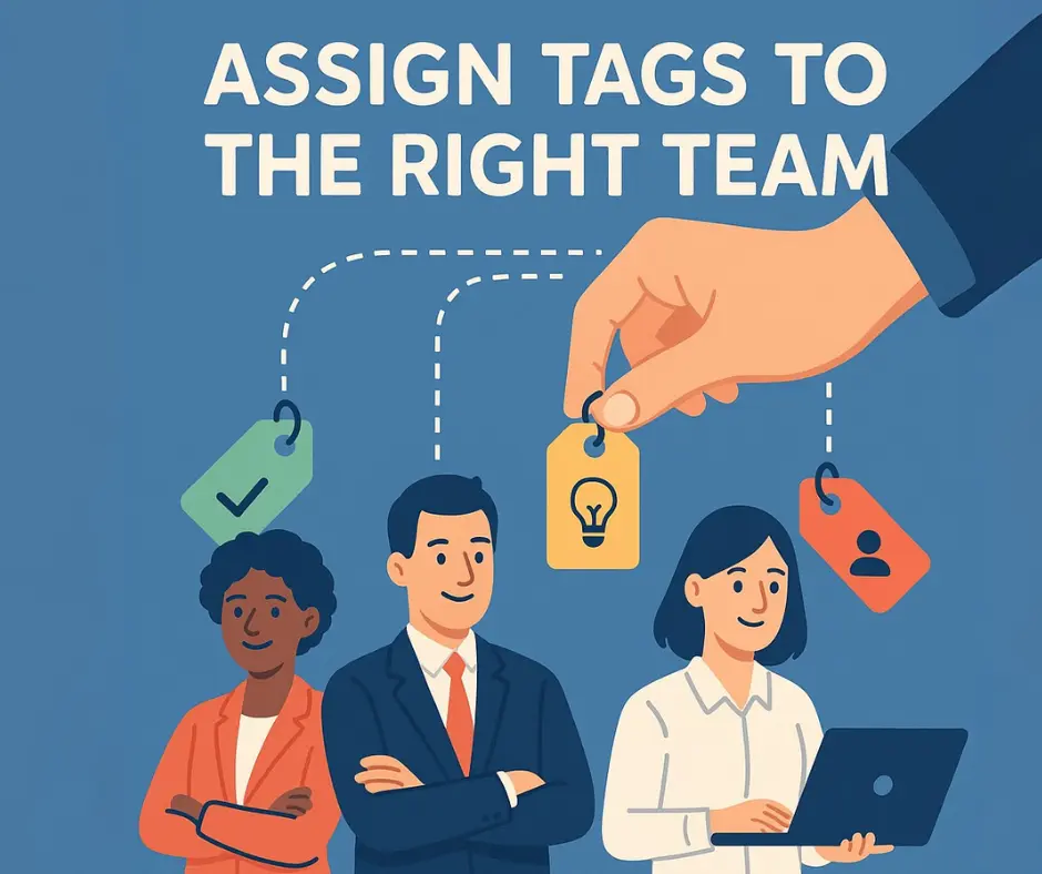 Tagging Tips to Solve Customer Issues. Tagging Tip 3 – Assign Tags to the Right Team