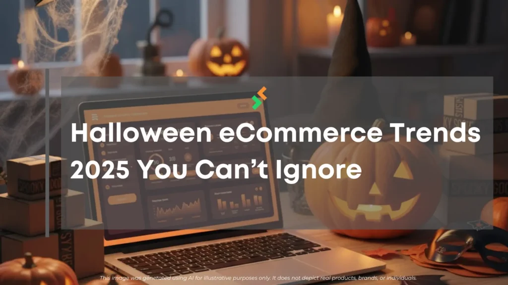 Halloween eCommerce trends 2025 dashboard showing CrazyVendor managing seasonal listings and inventory.